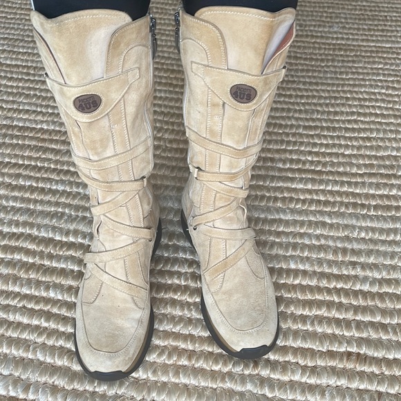 Cesare Paciotti suede zipper boots 9 - Picture 7 of 11